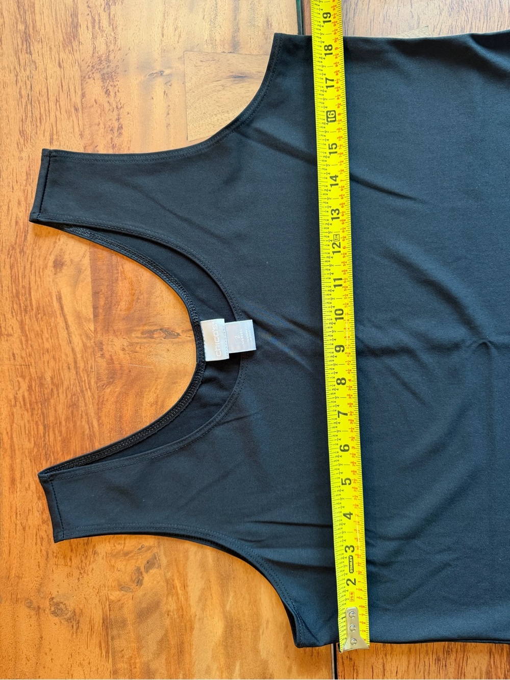 Chico’s Classic Black Sleeveless Tank Top - Women's Large, Chico’s size 2 - Picture 6 of 10